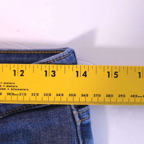 Levi's 711 Skinny Jeans Raw Hem Size 27 western, cowgirl - Picture 11 of 11